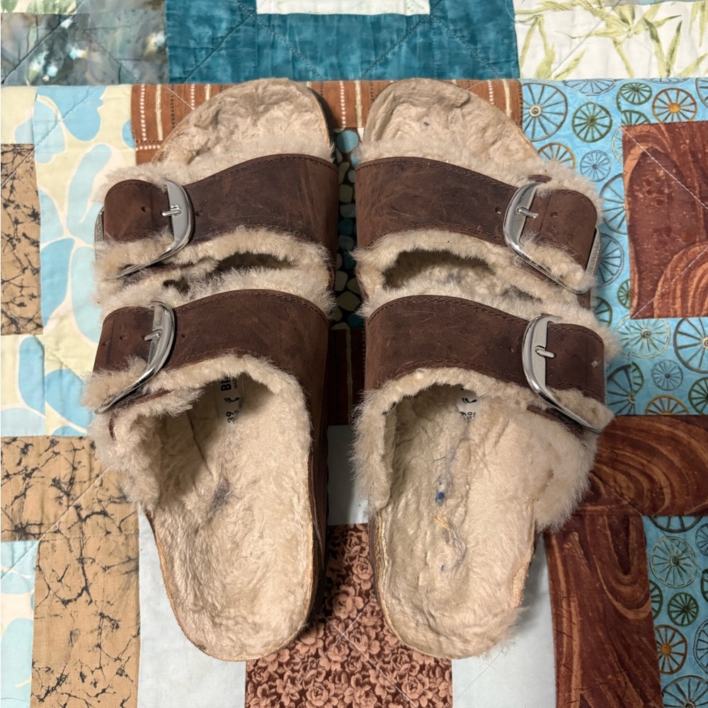 Birkenstock Shearling Arizona, size 39